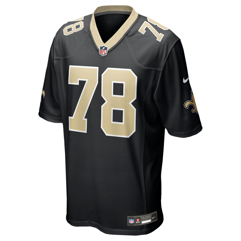 New Orleans Saints Erik Mccoy Nike Black Game Jersey product image 2, provided for visual reference and product detail review