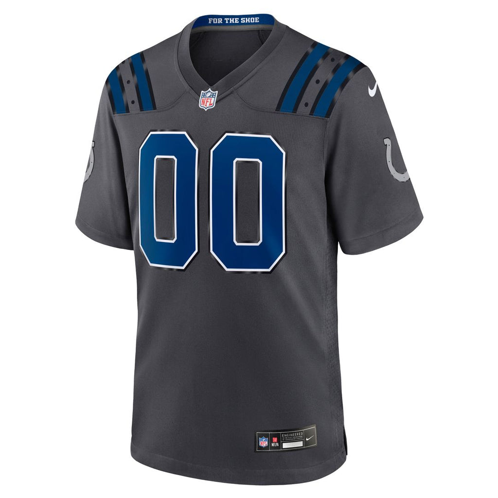 Indianapolis Colts Nike Anthracite 2026 Rivalries Collection Game Custom Jersey product image 2, provided for visual