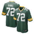 Green Bay Packers Brant Banks Nike Green Team Game Jersey product image 1, provided for visual reference and product detail