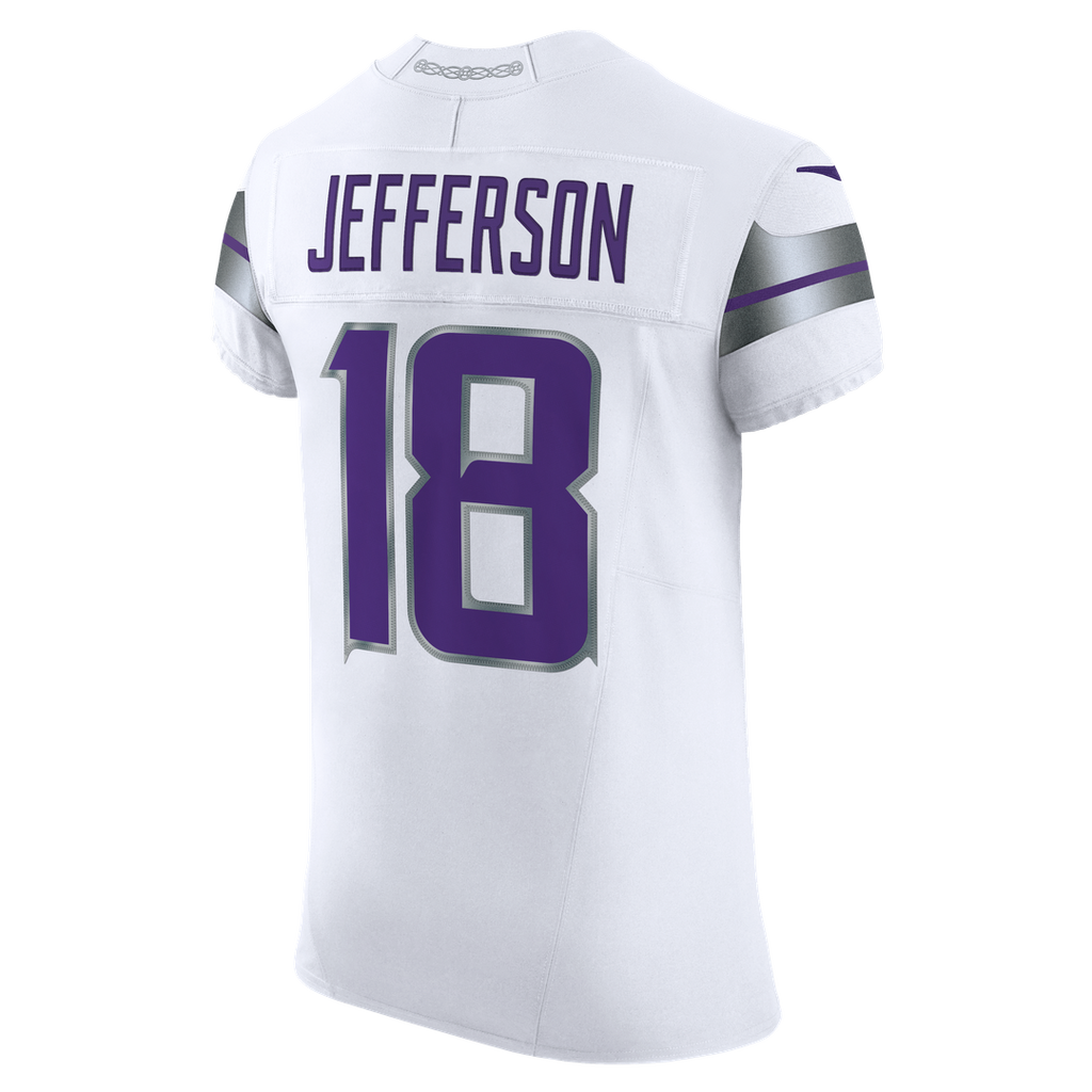Minnesota Vikings Justin Jefferson Nike White Alternate Vapor F.U.S.E. Elite Player Jersey product image 7, provided for