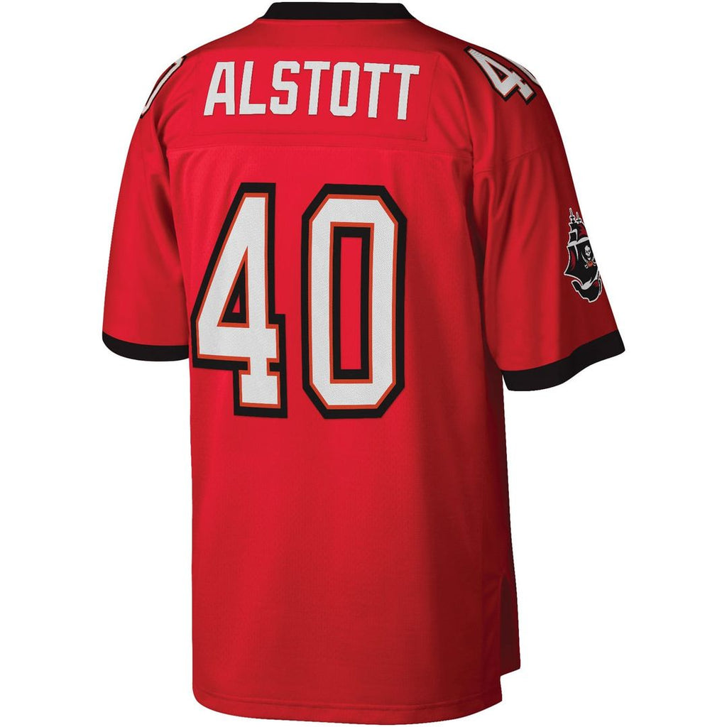 Tampa Bay Buccaneers Mike Alstott Mitchell & Ness Red Legacy Replica Jersey product image 3, provided for visual reference