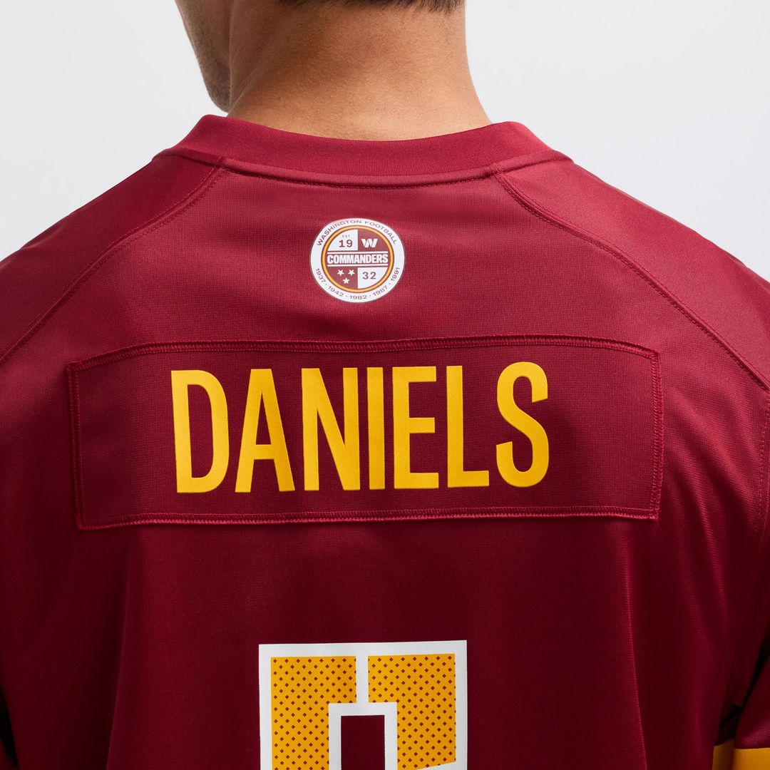 Washington Commanders Jayden Daniels Nike White Player Game Jersey product image 22, provided for visual reference and
