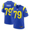 Los Angeles Rams Keagen Trost Nike Royal Team Game Jersey product image 1, provided for visual reference and product detail