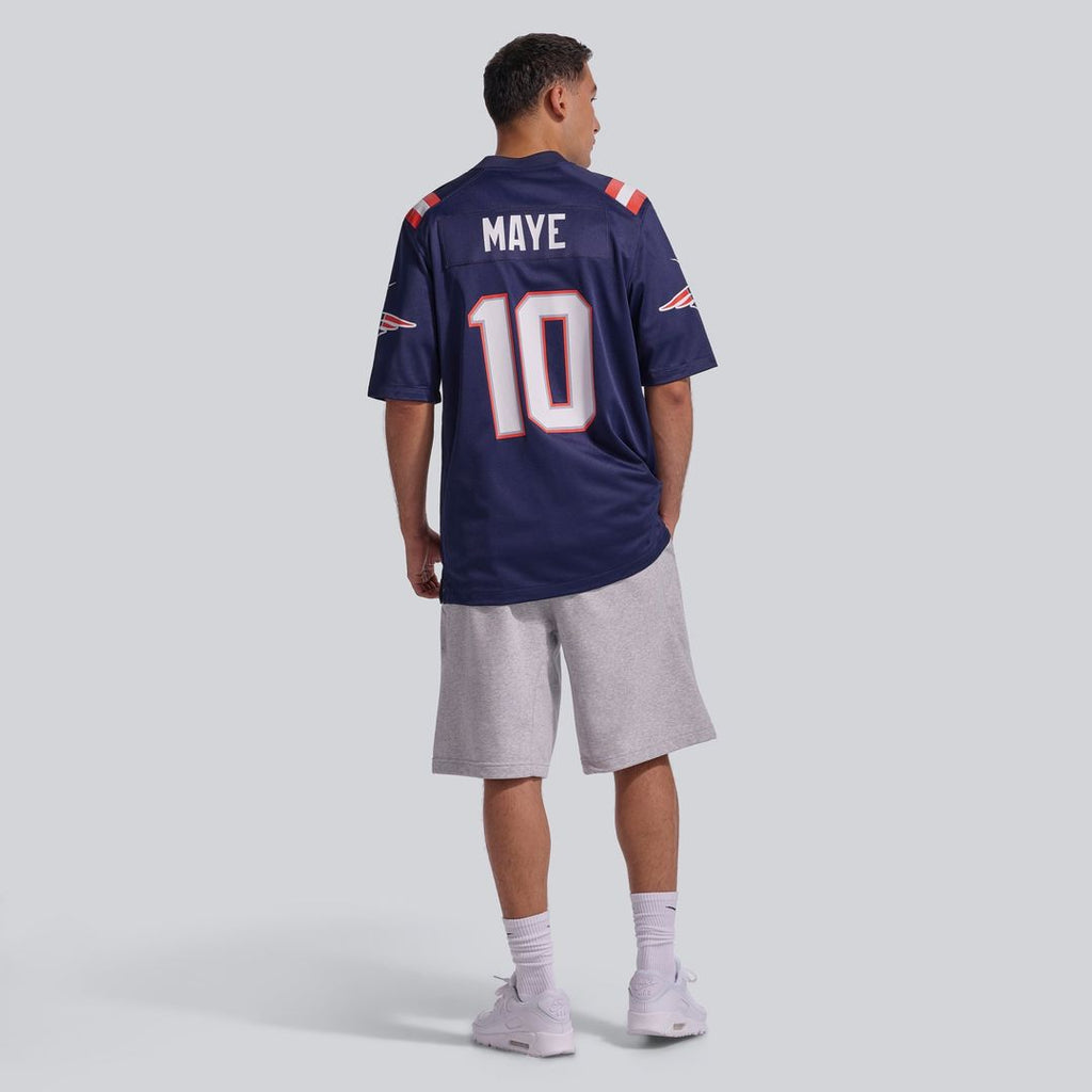 New England Patriots Drake Maye Nike Navy Player Game Jersey product image 19, provided for visual reference and product