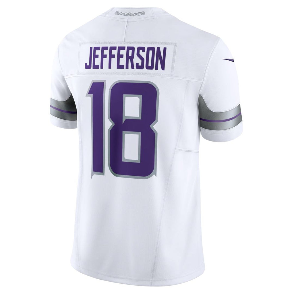 Minnesota Vikings Justin Jefferson Nike White Alternate Vapor F.U.S.E. Limited Jersey product image 3, provided for visual