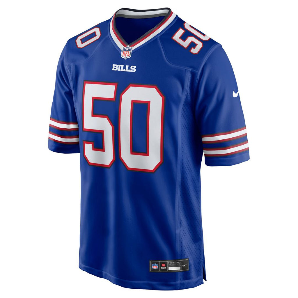 Buffalo Bills Otis Reese Nike Royal Team Game Jersey product image 4, provided for visual reference and product detail review