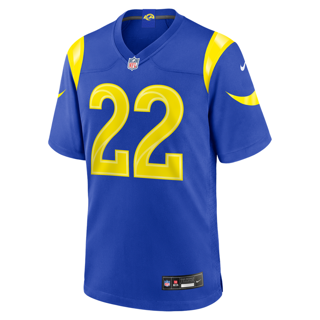 Los Angeles Rams Trent McDuffie Nike Royal Team Game Player Jersey product image 2, provided for visual reference and