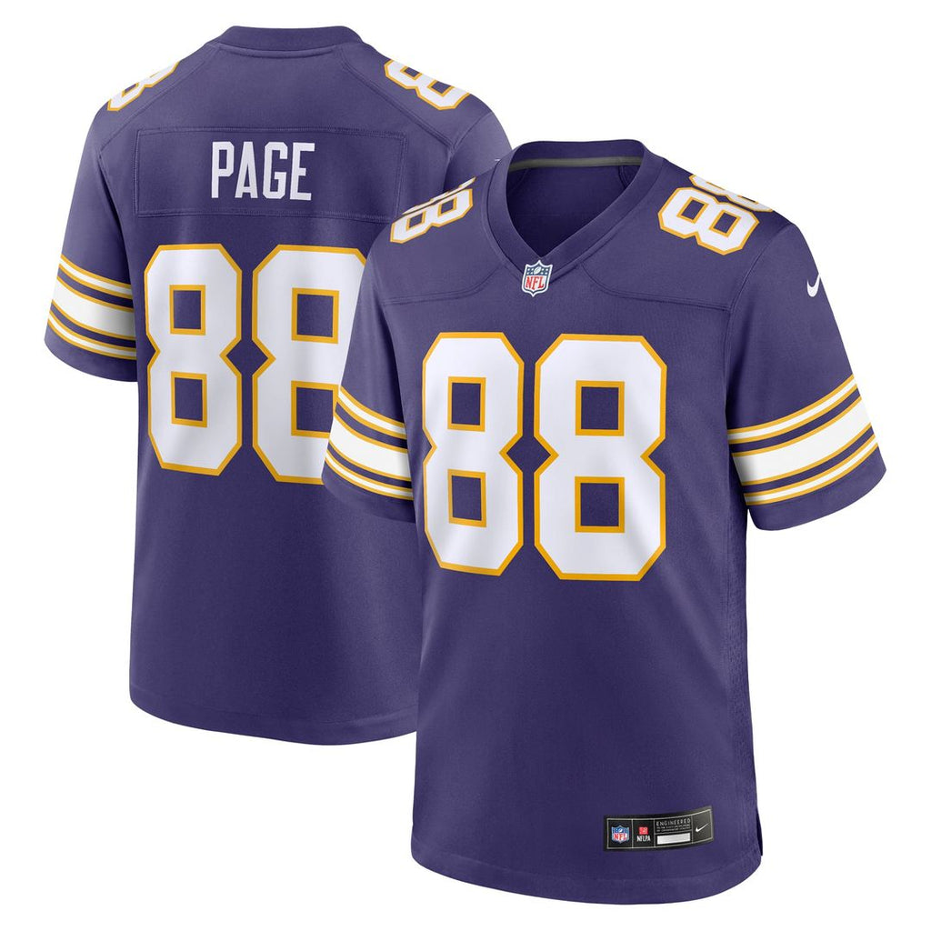 Minnesota Vikings Alan Page Nike Purple Retired Player Alternate Game Jersey product image 1, provided for visual reference