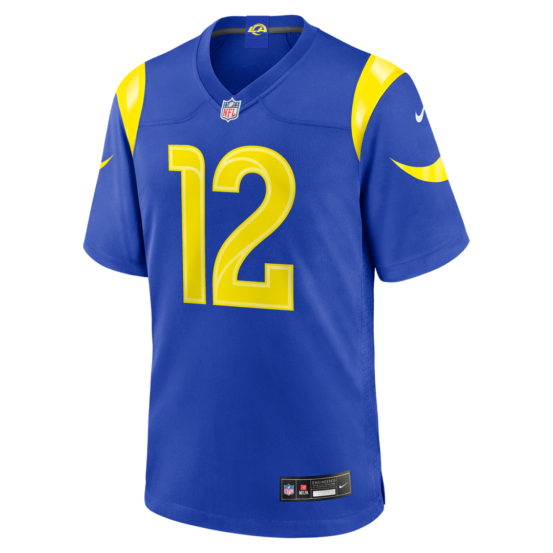 Los Angeles Rams Puka Nacua Nike White White Game Player Jersey product image 12, provided for visual reference and product