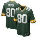 Green Bay Packers Donald Driver Nike Green Game Retired Player Jersey product image 1, provided for visual reference and