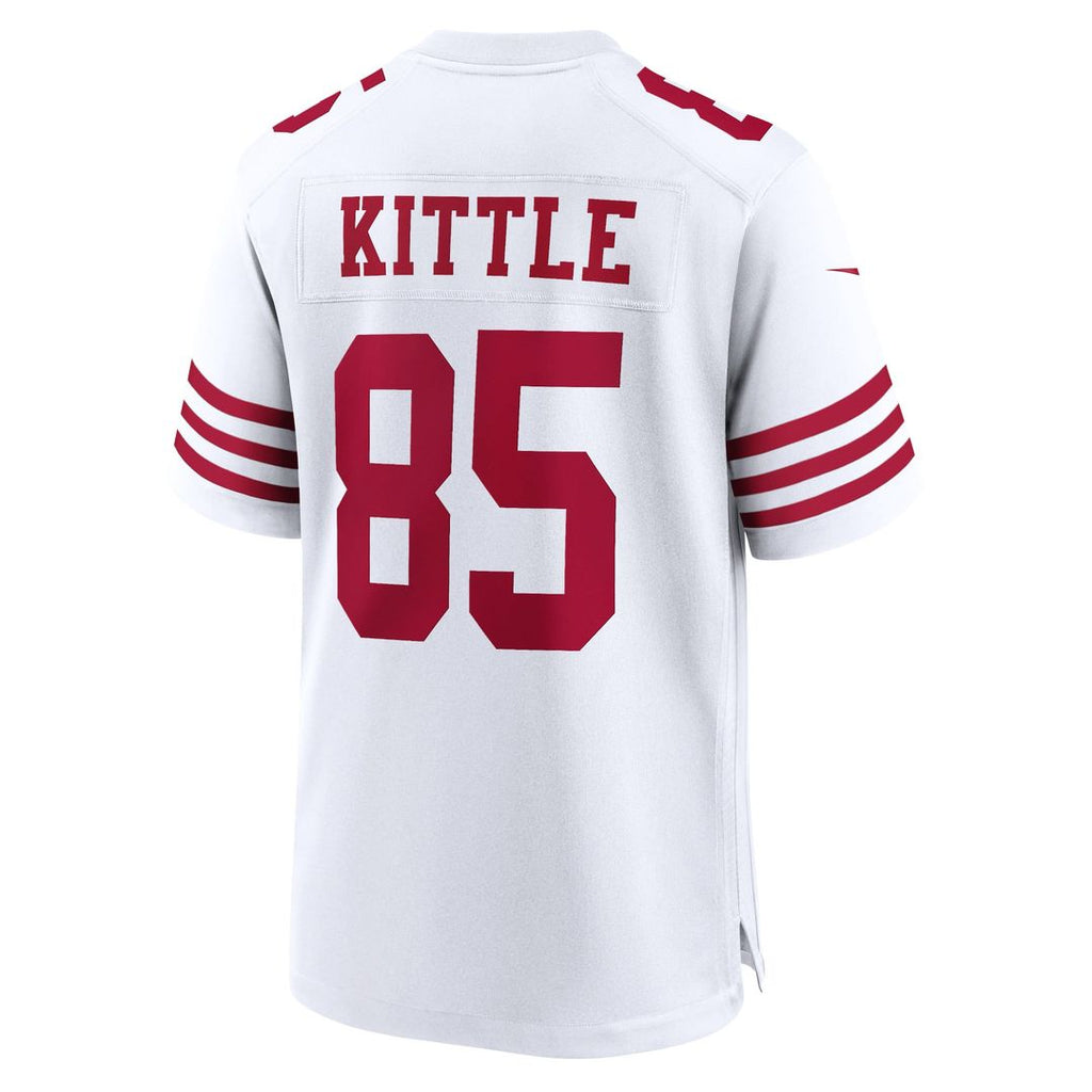 San Francisco 49ers George Kittle Nike White Player Game Jersey product image 3, provided for visual reference and product