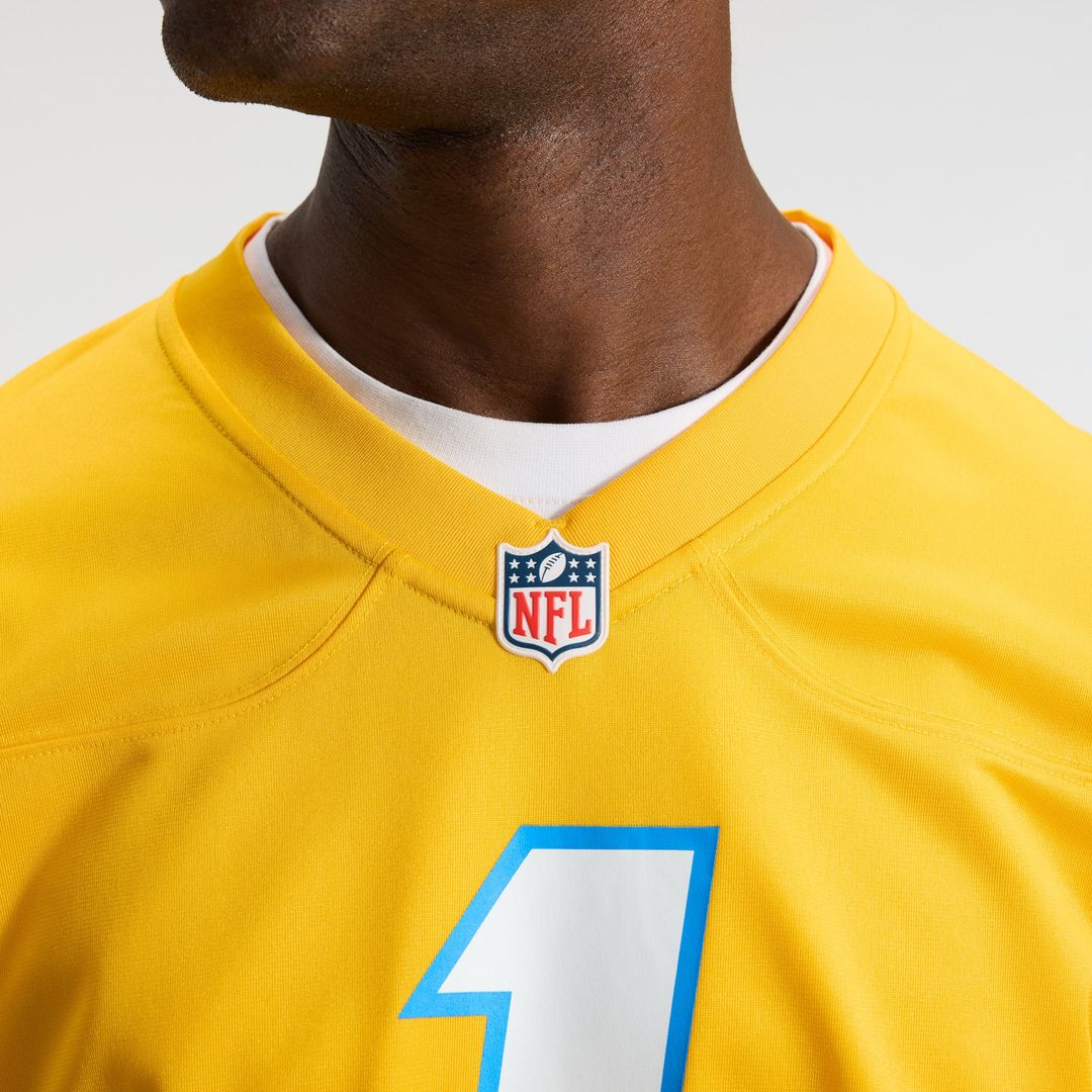 Los Angeles Chargers Quentin Johnston Nike Gold Alternate Charger Power Game Player Jersey product image 22, provided for
