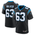 Carolina Panthers Rasheed Walker Nike Black Team Game Jersey product image 1, provided for visual reference and product