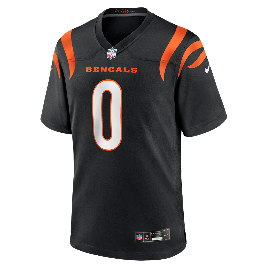 Cincinnati Bengals DJ Turner II Nike Black Team Game Jersey product image 4, provided for visual reference and product