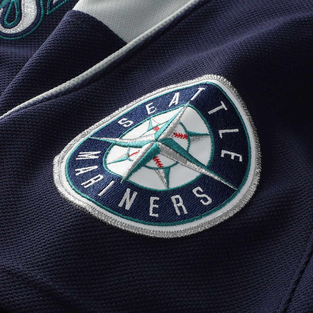 Seattle Mariners Ichiro Suzuki Mitchell & Ness Navy Cooperstown Collection Batting Practice Jersey product image 5, provided