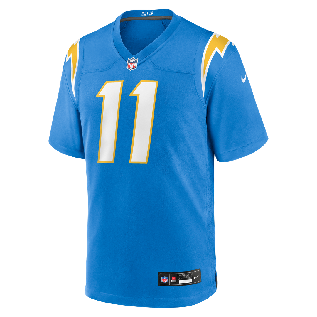 Los Angeles Chargers Cameron Dicker Nike Powder Blue Game Jersey product image 2, provided for visual reference and product