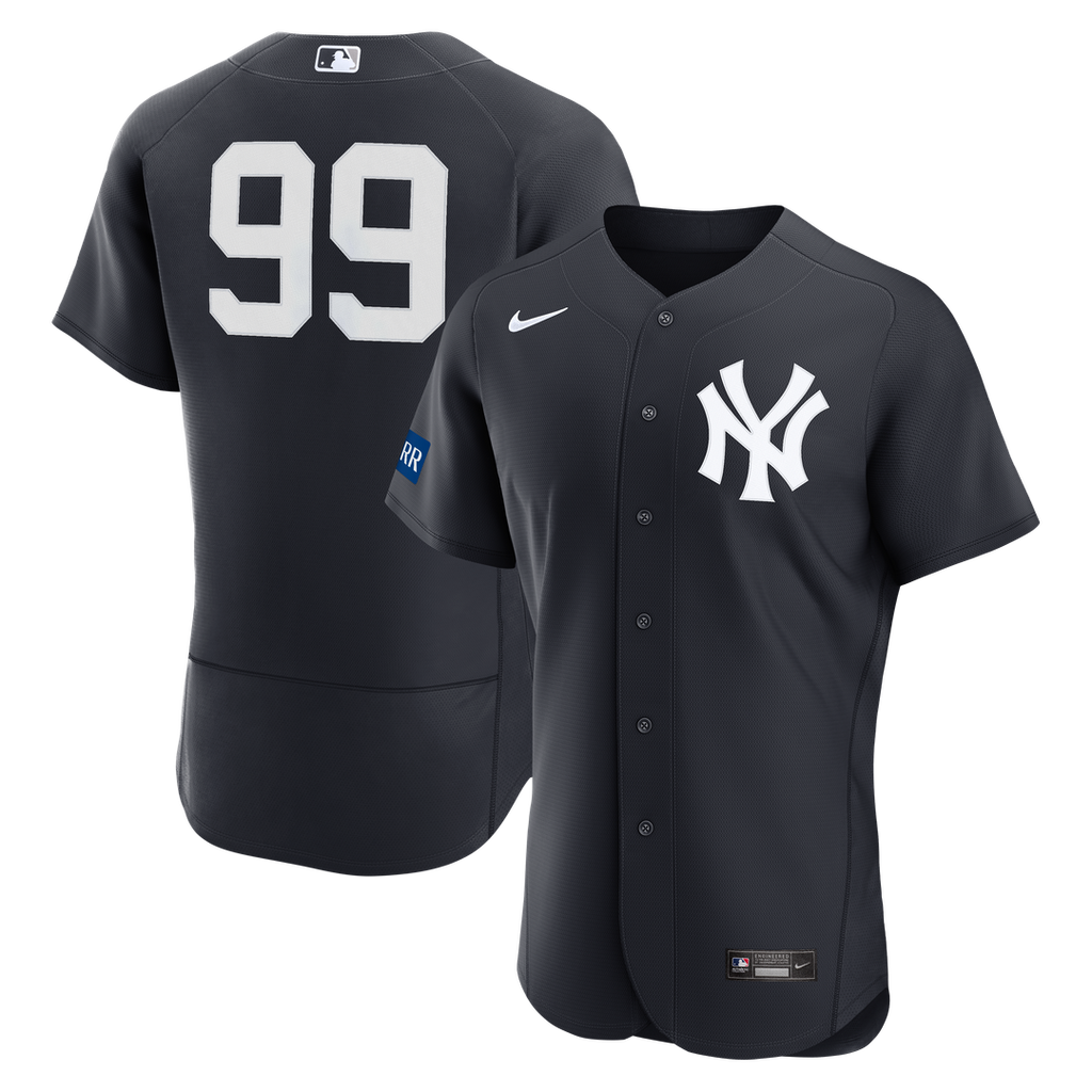 New York Yankees Aaron Judge Nike White Home Authentic Sponsor Patch Jersey product image 7, provided for visual reference