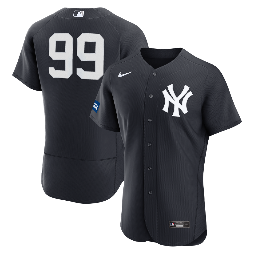 New York Yankees Aaron Judge Nike White Home Authentic Sponsor Patch Jersey product image 7, provided for visual reference