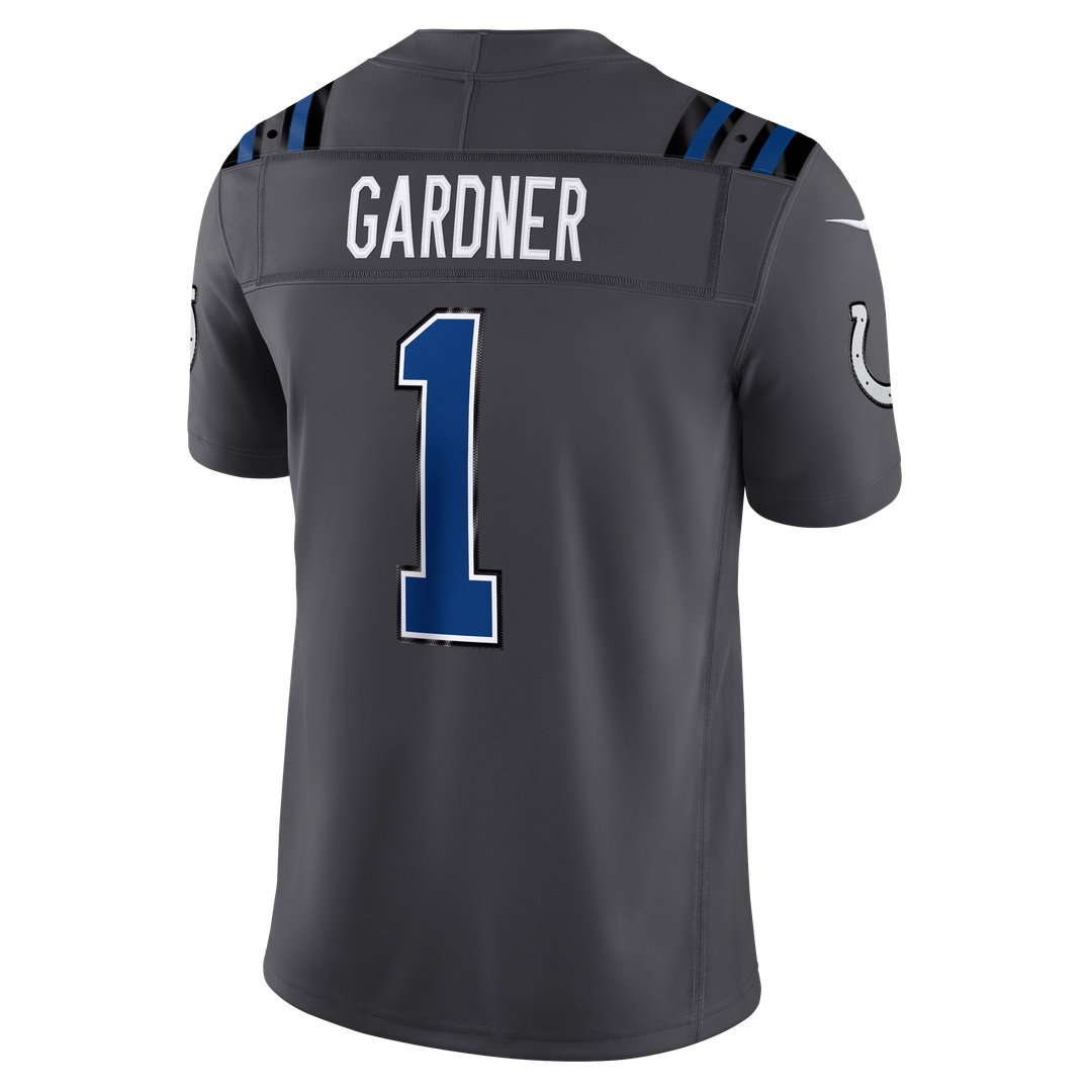 Indianapolis Colts Ahmad Sauce Gardner Nike Anthracite 2026 Rivalries Collection Stitched Limited Jersey product image 3,