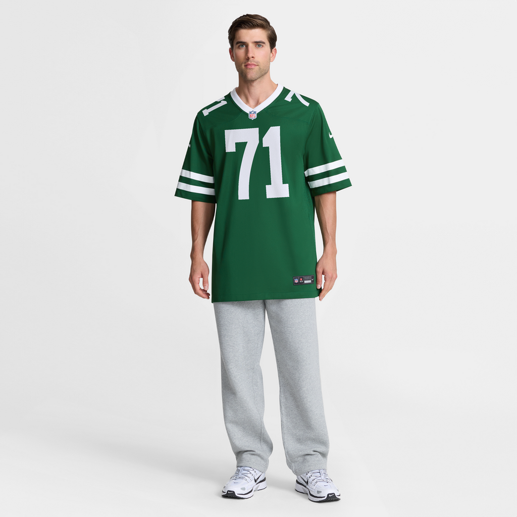 New York Jets Josh Myers Nike Legacy Green Team Game Jersey product image 7, provided for visual reference and product