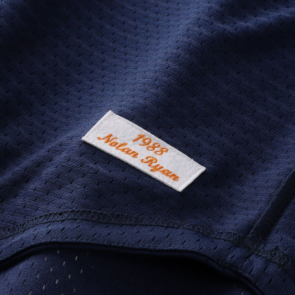 Houston Astros Nolan Ryan Mitchell & Ness Navy Cooperstown Collection Big & Tall Mesh Batting Practice Jersey product image