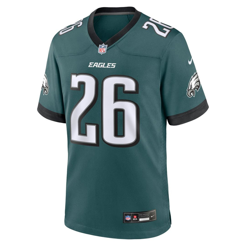 Philadelphia Eagles Saquon Barkley Nike Black Alternate Game Jersey product image 14, provided for visual reference and