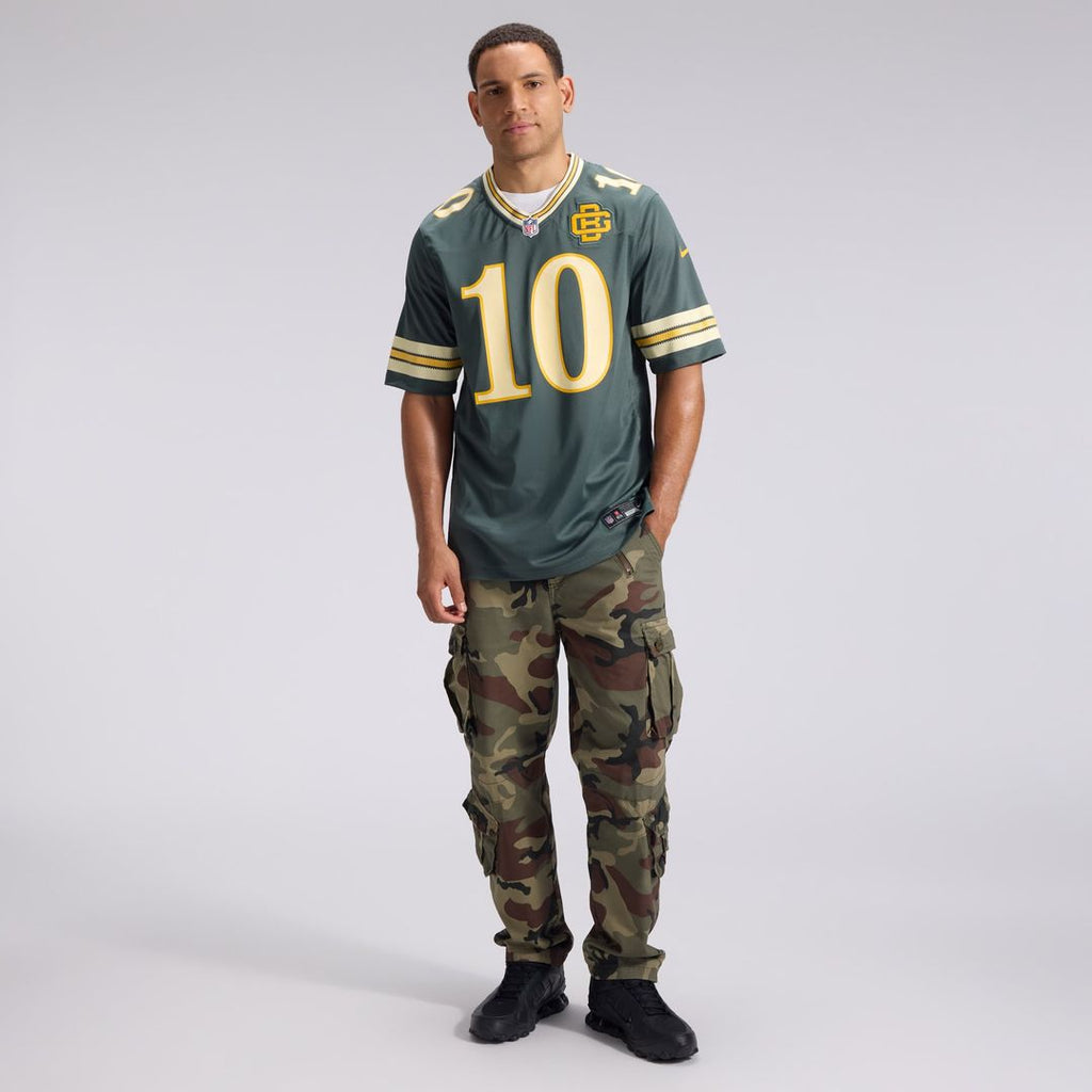 Green Bay Packers Jordan Love Nike Green 2026 Rivalries Collection Game Jersey product image 4, provided for visual