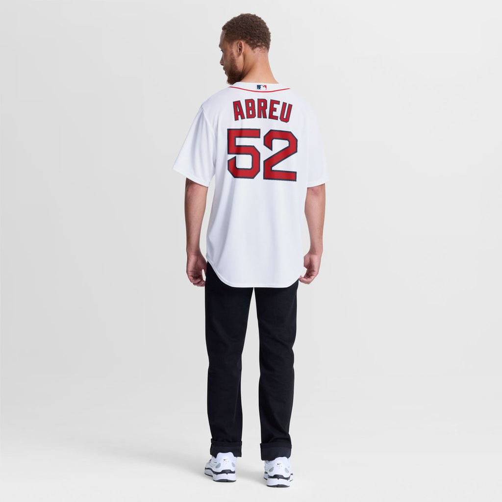 Boston Red Sox Wilyer Abreu Nike White Home Replica Jersey product image 5, provided for visual reference and product detail