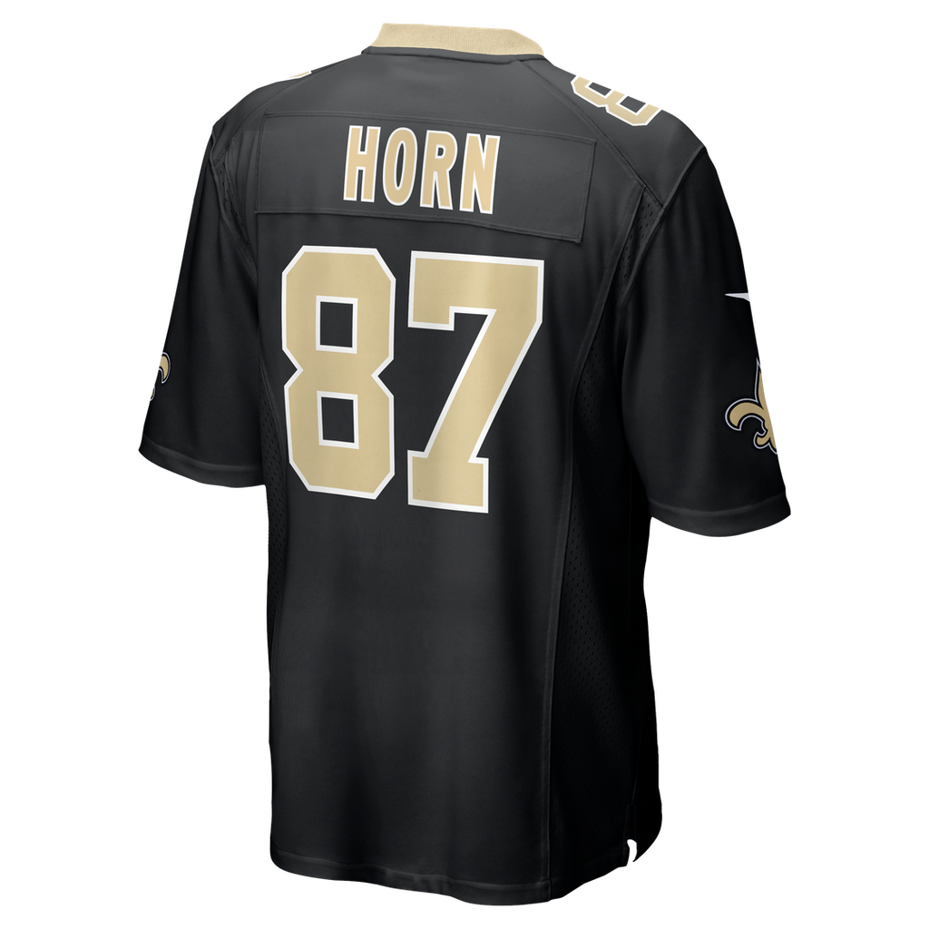 New Orleans Saints Joe Horn Nike Black Game Retired Player Jersey product image 3, provided for visual reference and product