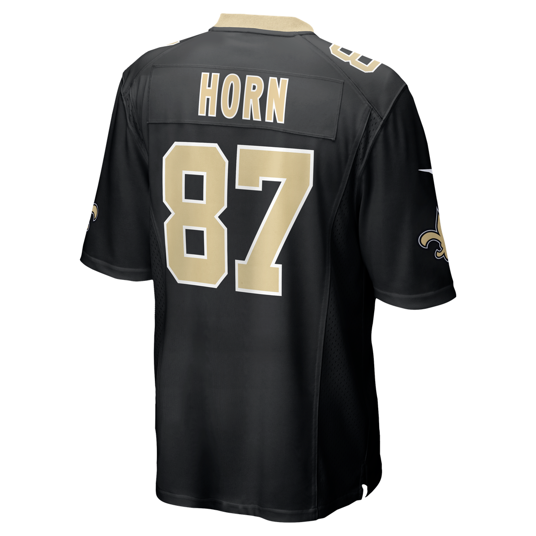 New Orleans Saints Joe Horn Nike Black Game Retired Player Jersey product image 3, provided for visual reference and product
