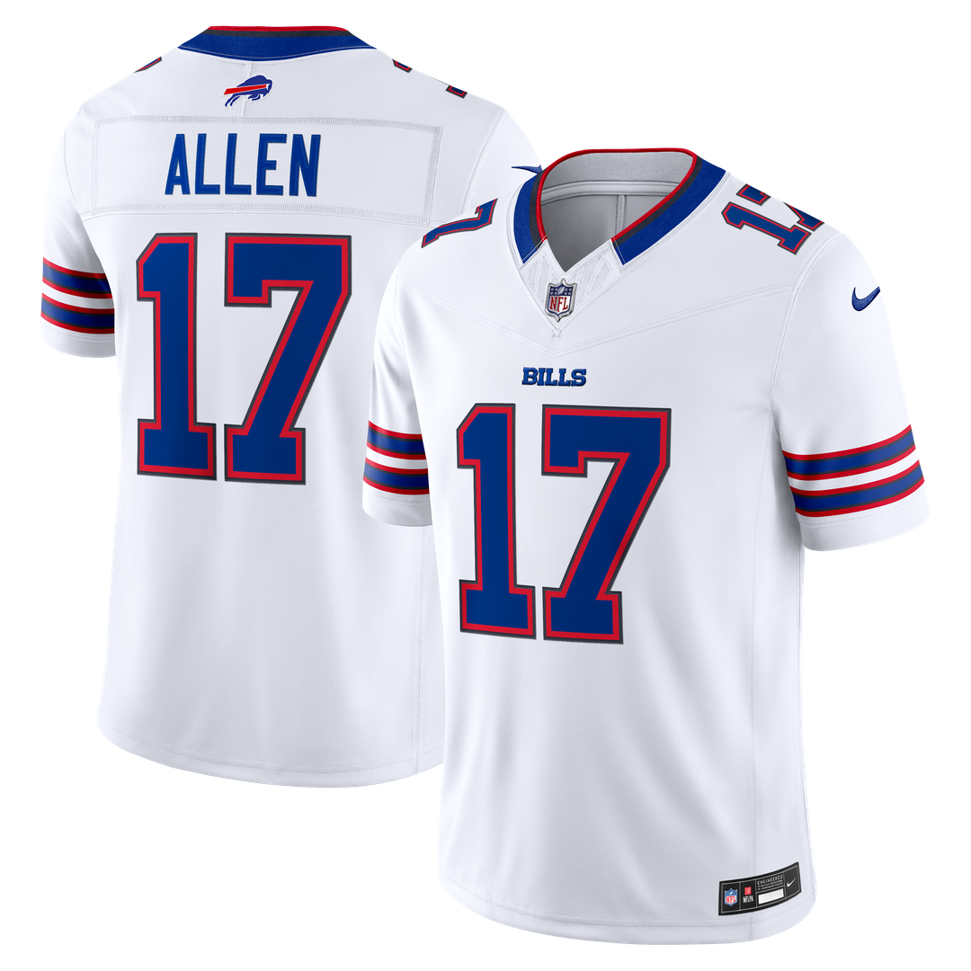 Buffalo Bills Josh Allen Nike Red Alternate Vapor F.U.S.E. Stitched Limited Jersey product image 7, provided for visual