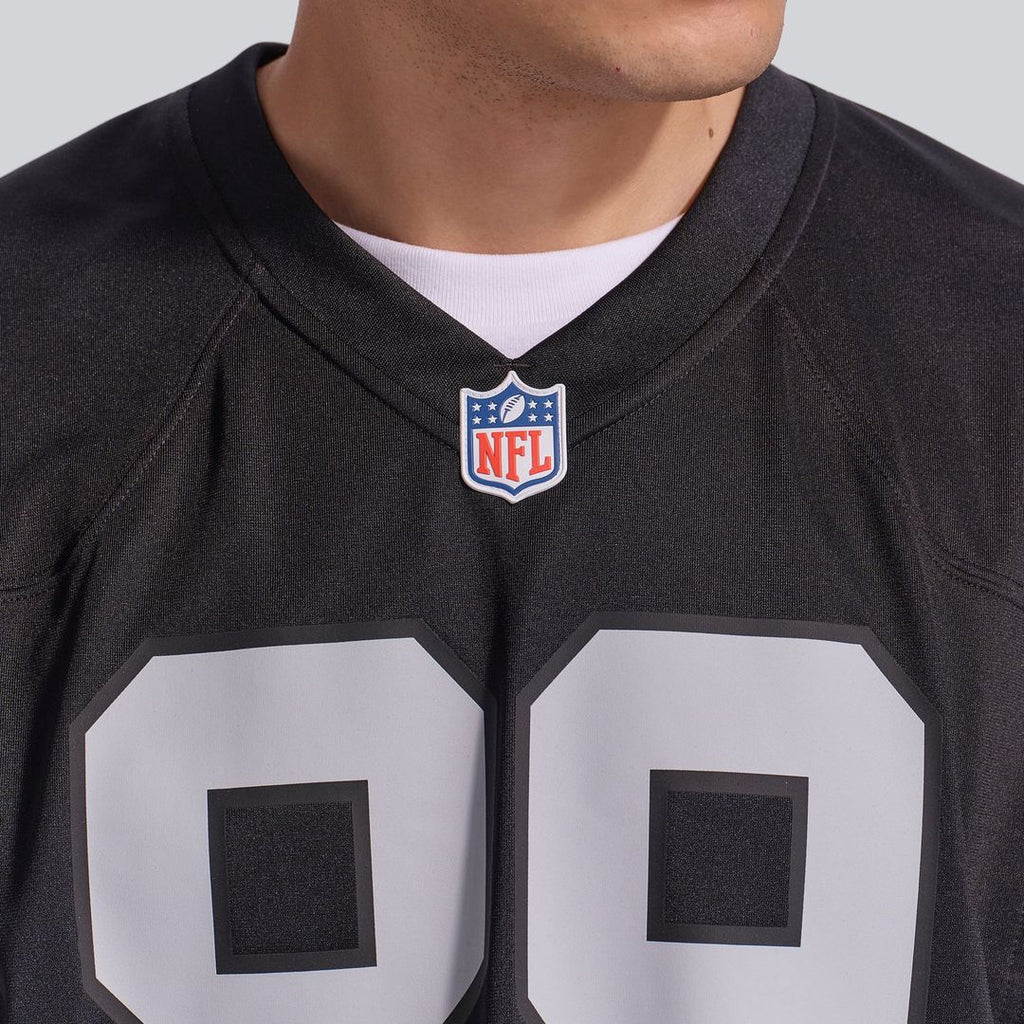 Las Vegas Raiders Brock Bowers Nike White Game Jersey product image 14, provided for visual reference and product detail