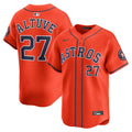 Houston Astros Jose Altuve Nike Orange Alternate Limited Player Jersey product image 1, provided for visual reference and