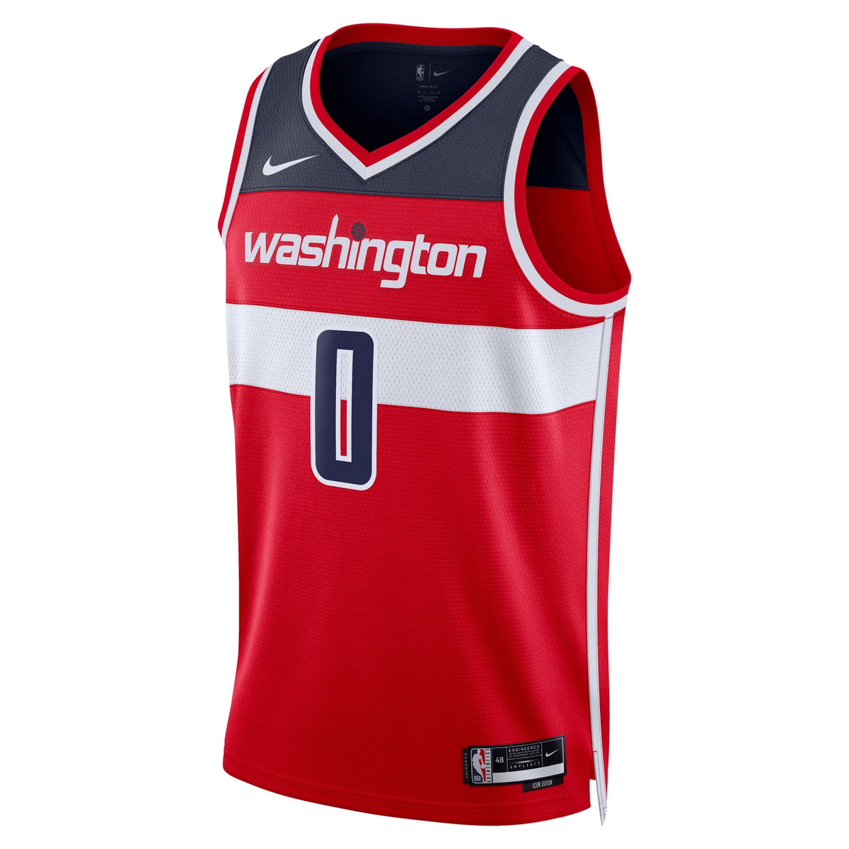 Washington Wizards Nike Icon Edition Swingman Jersey - Red - Bilal Coulibaly - Unisex product image 3, provided for visual