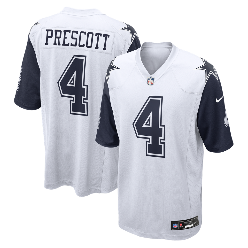 Dallas Cowboys Dak Prescott Nike Navy Alternate Game Team Jersey product image 13, provided for visual reference and product