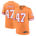 Tampa Bay Buccaneers John Lynch Nike Orange Throwback Game Jersey product image 1, provided for visual reference and product