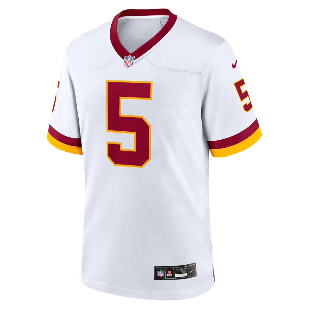 Hail Raiser Washington Commanders Jayden Daniels Nike Black Alternate Game Jersey product image 46, provided for visual