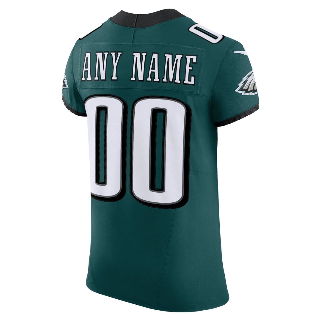 Philadelphia Eagles Nike Kelly Green 2nd Alternate Vapor F.U.S.E. Elite Custom Jersey product image 9, provided for visual