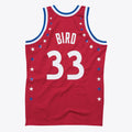 NBA All-Star East Larry Bird Authentic All-Star Jersey By Mitchell & Ness - Scarlett product image 1, provided for visual