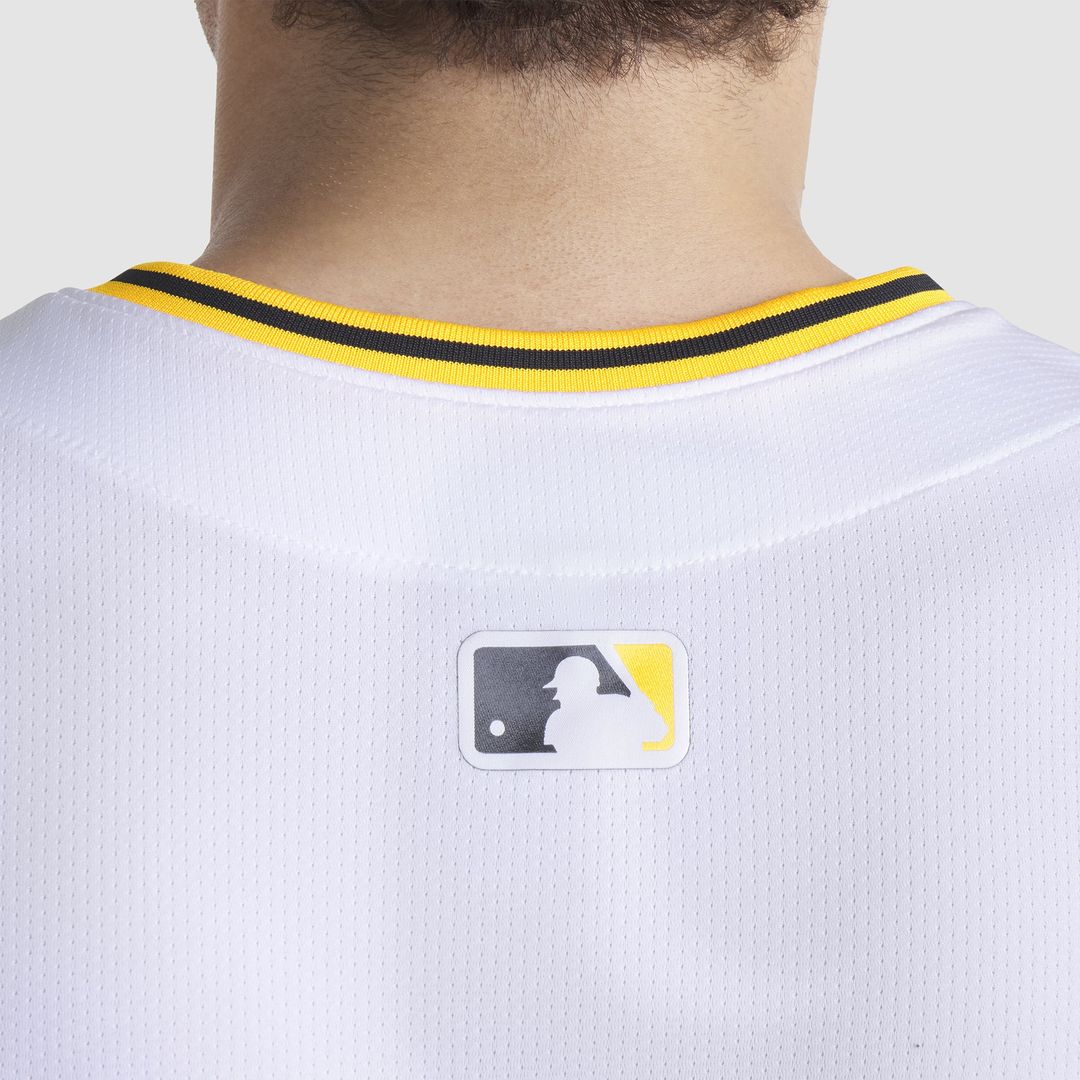 Pittsburgh Pirates Nike White Home Limited Jersey product image 11, provided for visual reference and product detail review