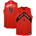 Toronto Raptors Nike Icon Edition Swingman Jersey - Red - RJ Barrett - Youth product image 1, provided for visual reference