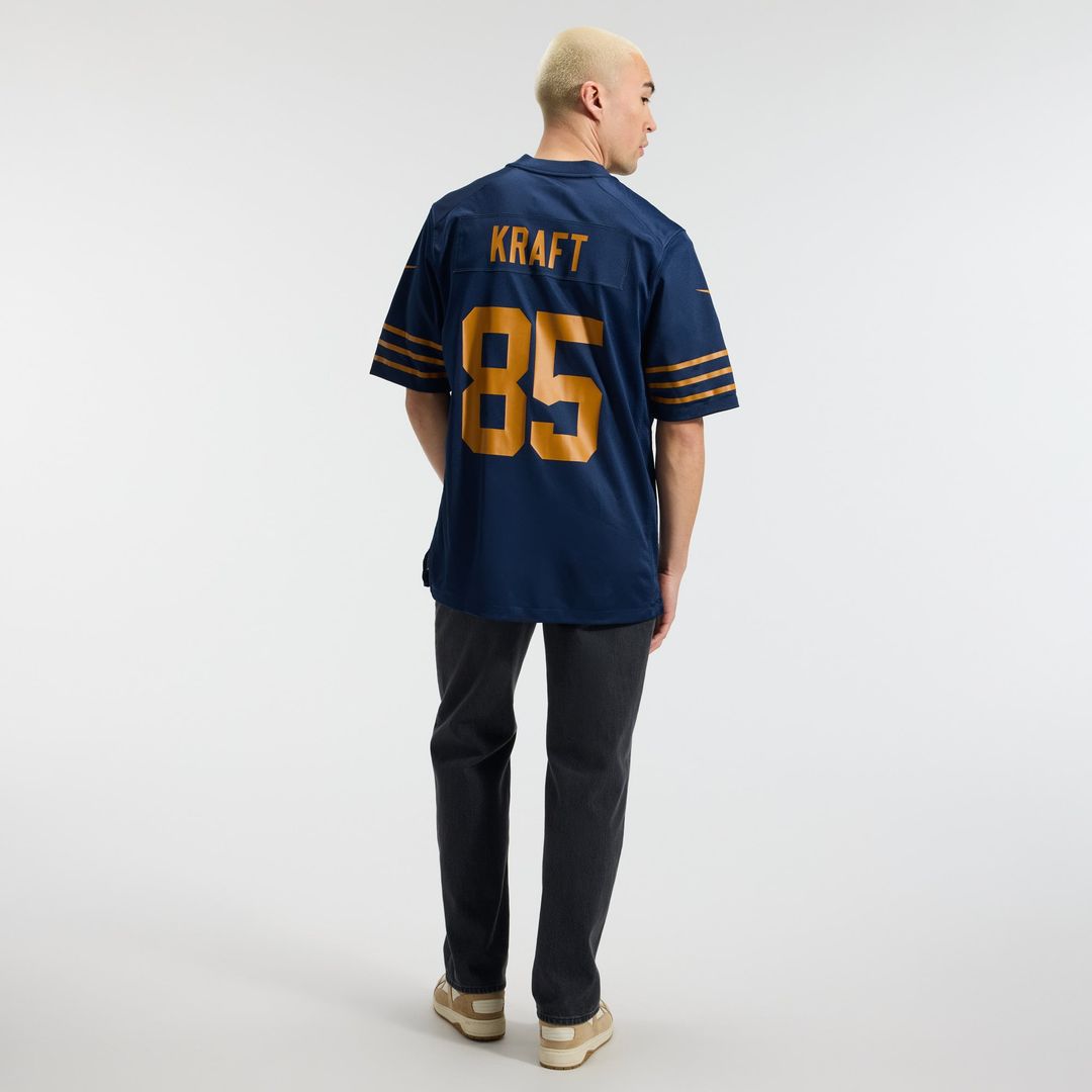Green Bay Packers Tucker Kraft Nike Navy Alternate Game Jersey product image 5, provided for visual reference and product