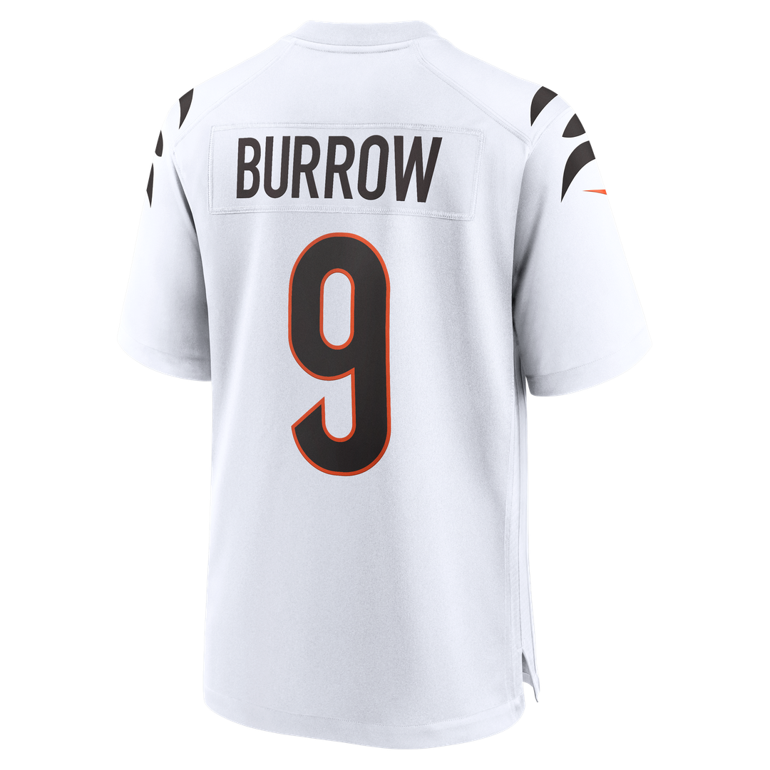 Cincinnati Bengals Joe Burrow Nike White Game Jersey product image 7, provided for visual reference and product detail review