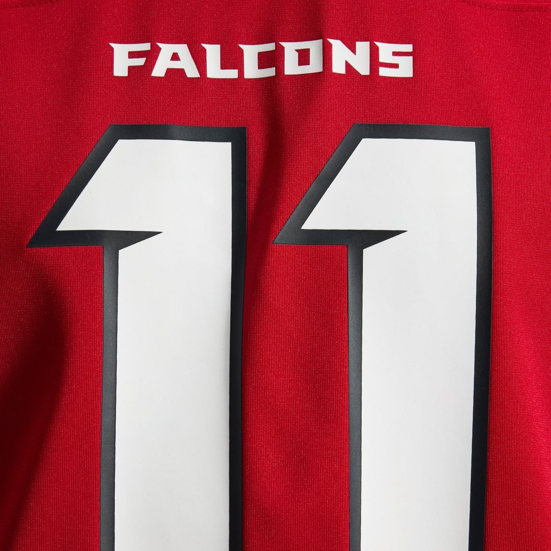 Atlanta Falcons Jalon Walker Nike Red Game Jersey product image 24, provided for visual reference and product detail review