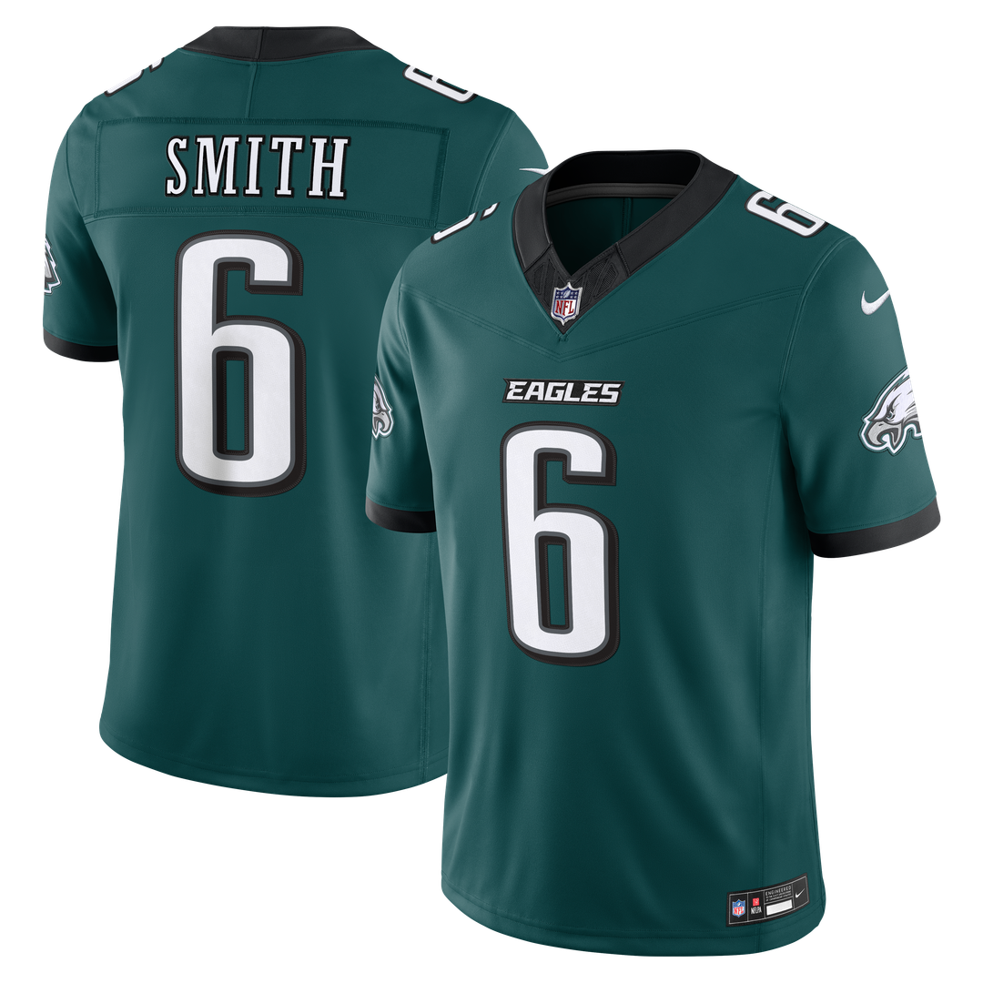 Philadelphia Eagles DeVonta Smith Nike Midnight Green Team Vapor F.U.S.E. Stitched Limited Jersey product image 1, provided