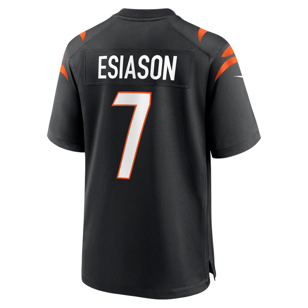 Cincinnati Bengals Boomer Esiason Nike Black Retired Player Jersey product image 3, provided for visual reference and