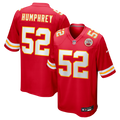 Kansas City Chiefs Creed Humphrey Nike Red Game Jersey product image 1, provided for visual reference and product detail