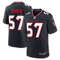 Houston Texans Blake Fisher Nike Navy Team Game Jersey product image 1, provided for visual reference and product detail