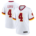 Washington Commanders Frankie Luvu Nike White Game Super Bowl Era Jersey product image 1, provided for visual reference and