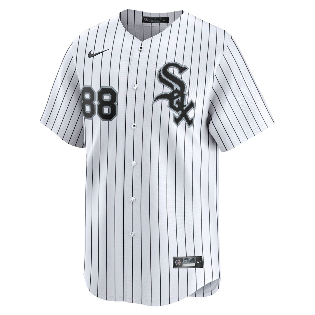 Chicago White Sox Luis Robert Jr. Nike White Home Limited Player Jersey product image 2, provided for visual reference and